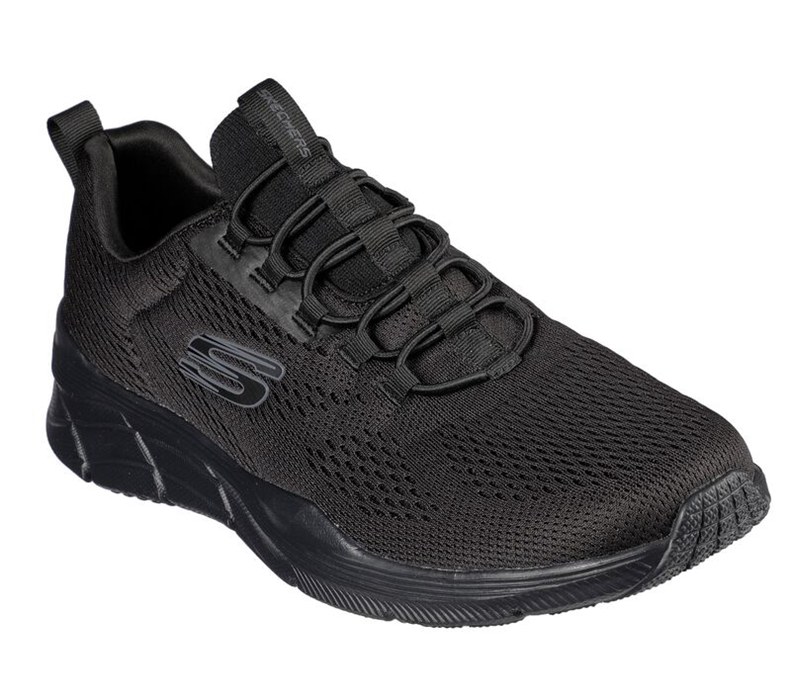 Skechers Herr Svarta Sneakers - Relaxed Fit: Equalizer 4.0 - Wraithern - Sverige (RDKWT-7230)